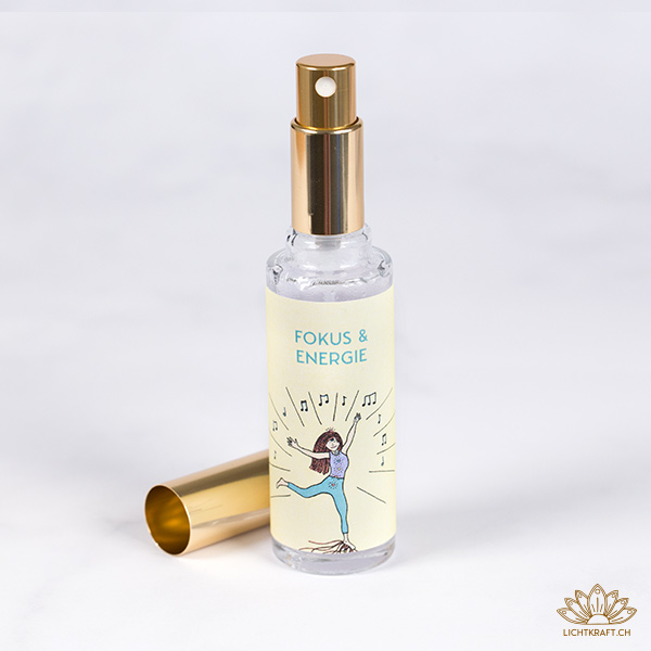 von Hand gemischte Essenzen von Lichtkraft: Fokus und Energie
